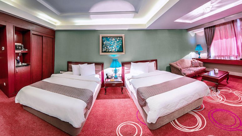 اتاق دو تخته توئین 2 هتل بزرگ شیراز